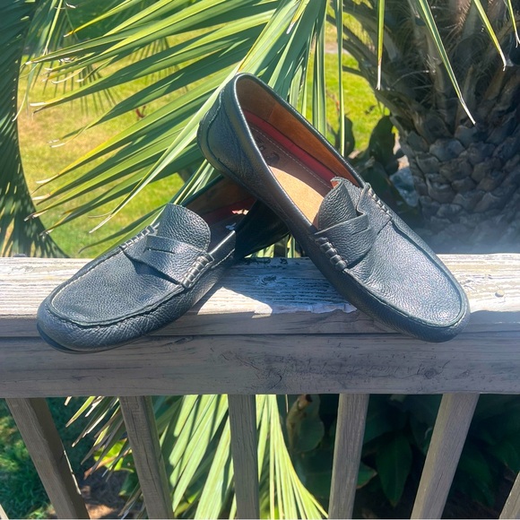 ▪️ Florsheim Men’s Throttle Penny Loafers Driving Mocs •Black •SIZE 13M - Picture 5 of 13